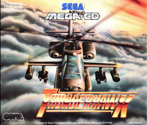 AH3 - Thunderstrike (USA) Sega CD Game Cover